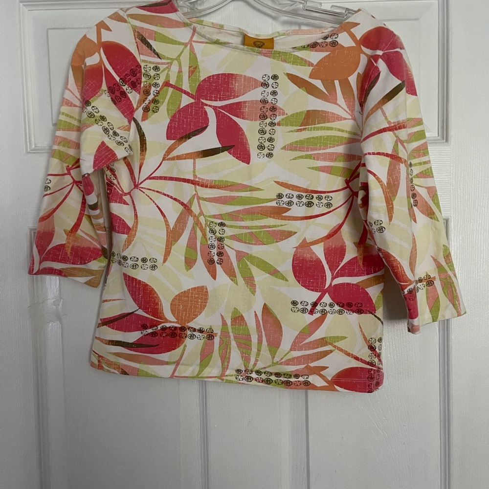 Ruby Rd Petite Small ladies top- 3/4 sleeve & nice